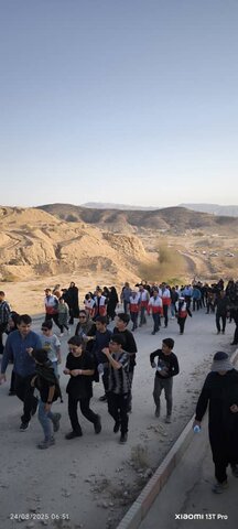 تصاویر/ مراسم پیاده روی بزرگ ولایت  مردم جم