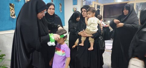 تصاویر/ مراسم شهادت امام رضا ع و وداع با ماه صفر در مدرسه علمیه خواهران کنگان