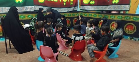 تصاویر/ مراسم شهادت امام رضا ع و وداع با ماه صفر در مدرسه علمیه خواهران کنگان