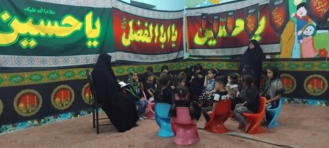 تصاویر/ مراسم شهادت امام رضا ع و وداع با ماه صفر در مدرسه علمیه خواهران کنگان