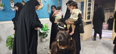 تصاویر/ مراسم شهادت امام رضا ع و وداع با ماه صفر در مدرسه علمیه خواهران کنگان