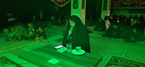 تصاویر/ مراسم شهادت امام رضا ع و وداع با ماه صفر در مدرسه علمیه خواهران کنگان