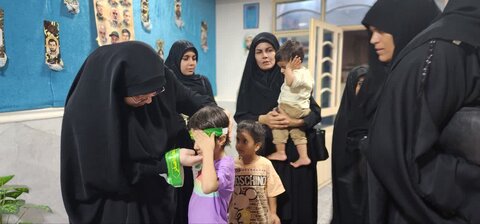 تصاویر/ مراسم شهادت امام رضا ع و وداع با ماه صفر در مدرسه علمیه خواهران کنگان