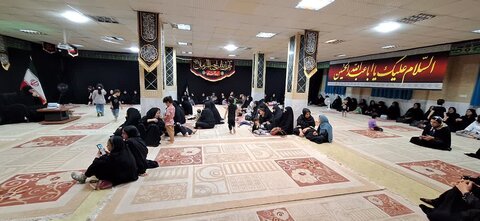 تصاویر/ مراسم شهادت امام رضا ع و وداع با ماه صفر در مدرسه علمیه خواهران کنگان