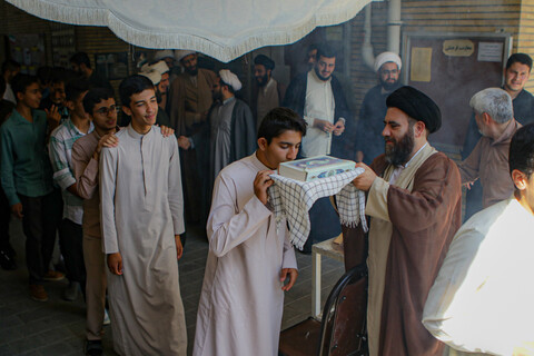 تصاویر/مراسم افتتاحیه دوره میثاق طلبگی حوزه علمیه استان همدان