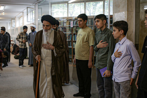 تصاویر/مراسم افتتاحیه دوره میثاق طلبگی حوزه علمیه استان همدان