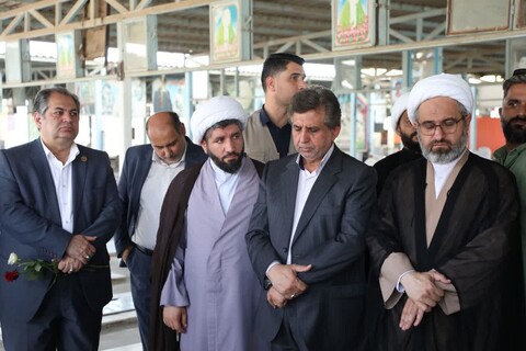 آیین تجدید عهد مسئولان خوزستان با آرمان های شهدا