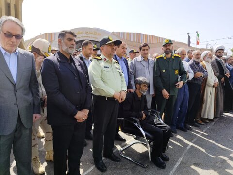 تصاویر/ تشییع شهید هادی رویاهی در بم