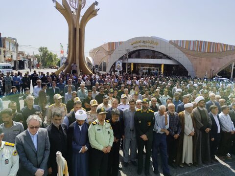 تصاویر/ تشییع شهید هادی رویاهی در بم