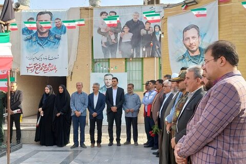 تصاویر: آیین غبارروبی گلزار شهدای آران وبیدگل درنخستین روز هفته دولت