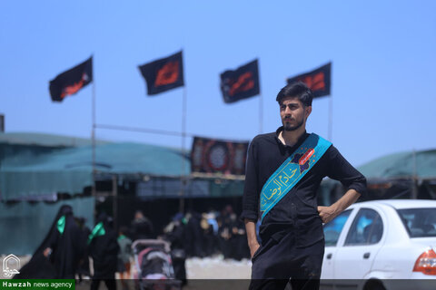Photos/Pèlerins marchant vers le sanctuaire de l'Imam Reza (AS)