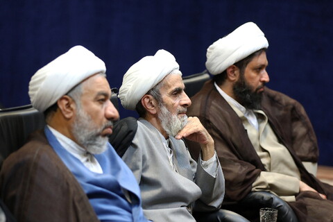 تصاویر/  نشست مدیران مدارس حوزه علمیه قم با حضور آیت الله اعرافی