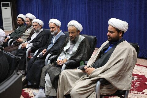 تصاویر/  نشست مدیران مدارس حوزه علمیه قم با حضور آیت الله اعرافی