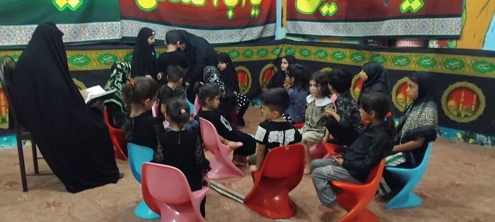 تصاویر/ مراسم شهادت امام رضا (ع) و وداع با ماه صفر در مدرسه علمیه خواهران کنگان