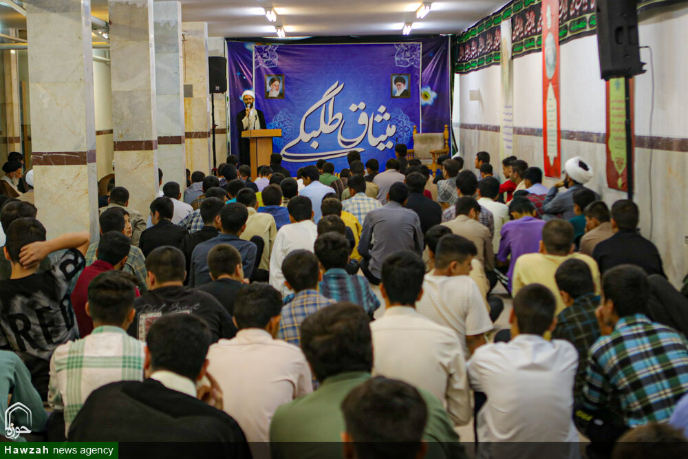 تصاویر/ مراسم افتتاحیه دوره میثاق طلبگی حوزه علمیه استان همدان