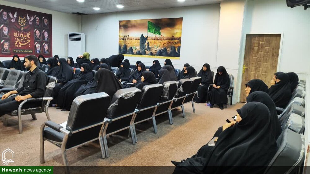 نشست مربیان شبکه تربیتی صالحین اهواز با استاد شبکه تربیتی خوزستان