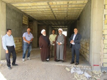 بازدید مدیرکل مرکز عمران حوزه‌های علمیه خواهران از پروژه عمرانی مدرسه علمیه ام‌ابیها(س) تفت+عکس