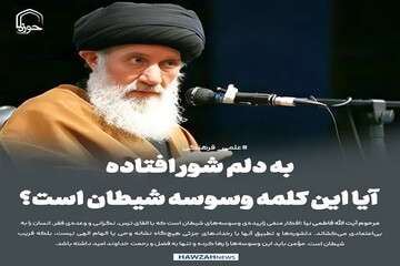 عکس نوشت| به دلم شور افتاده؛ آیا این کلمه وسوسه شیطان است؟