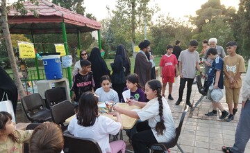 تصاویر/ ترویج اصلاح الگوی مصرف با زبان هنر و ورزش به ابتکار مدرسه امام صادق(ع) تهران