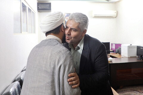 تصاویر/ بازدید رئیس جهاد دانشگاهی قم از خبرگزاری حوزه