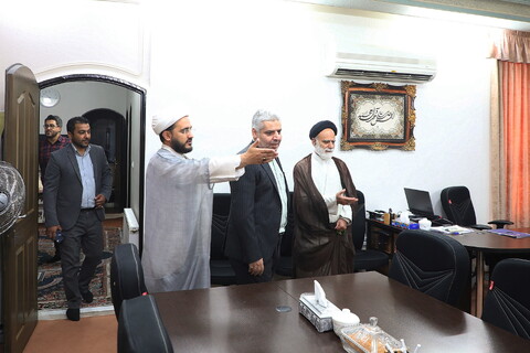 تصاویر/ بازدید رئیس جهاد دانشگاهی قم از خبرگزاری حوزه