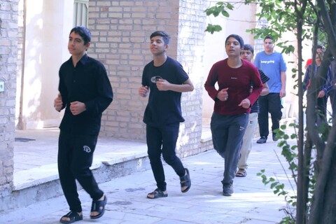 ورزش طلاب جدیدالورود دوره میثاق طلبگی ١۴٠۴ حوزه علمیه استان یزد