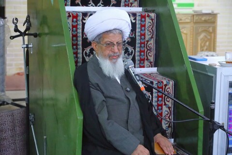 شرکت طلاب  دوره میثاق طلبگی حوزه علمیه استان یزد در مراسم حسینیه طزرجان