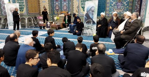 تصاویر/ مراسم ترحیم حجت الاسلام والمسلمین ابوالقاسم مقدس خیابانی، تولیت مدرسه علمیه خاتم الاوصیا(ع)