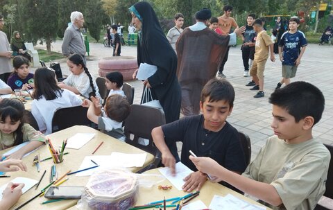 حوزه/ترویج اصلاح الگوی مصرف با زبان هنر و ورزش به ابتکار مدرسه امام صادق(ع) تهران