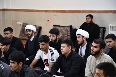 تصاویر/ درس اخلاق مدرسه علمیه امام خمینی رحمت الله علیه خوی