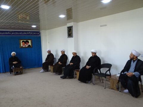 تصاویر/ نشست روحانیون شهرستان چهاربرج