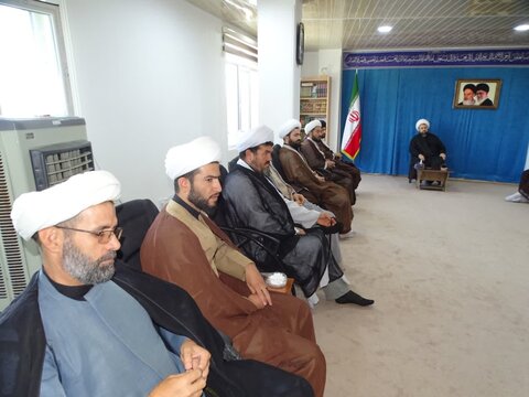 تصاویر/ نشست روحانیون شهرستان چهاربرج