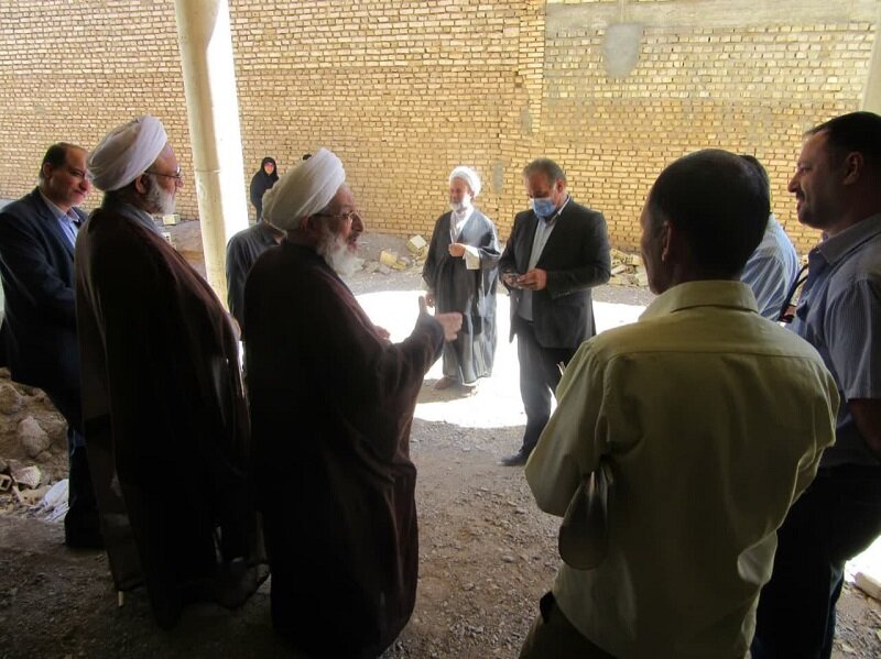 بازدید مدیرکل مرکز عمران حوزههای علمیه کشور از پروژه عمرانی مدرسه علمیه امابیها(س) تفت+عکس