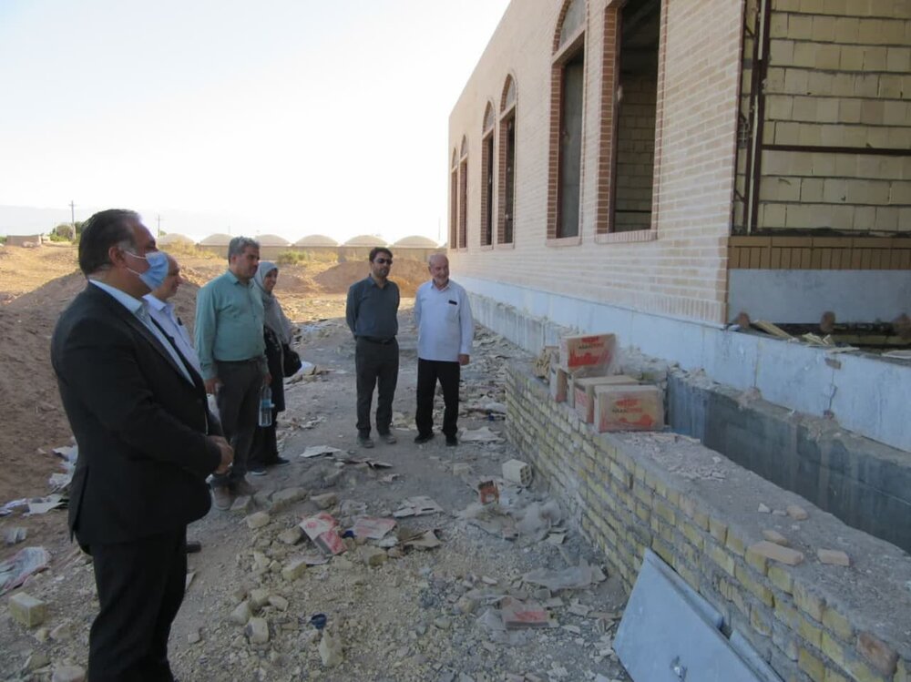 بازدید مدیرکل عمران حوزه‌های علمیه خواهران از پروژه در حال ساخت مدرسه علمیه فاطمیه اشکذر
