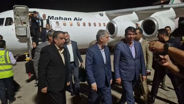 وزیر فرهنگ و ارشاد اسلامی وارد کرمان شد+تصاویر