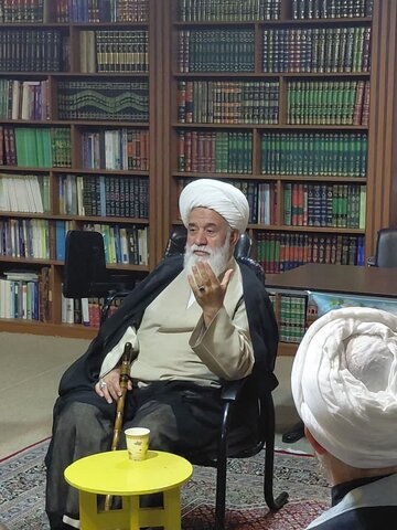 حضور استاد رشاد و شهردار تهران در مدرسه علمیه خاتم الاصیا تهران