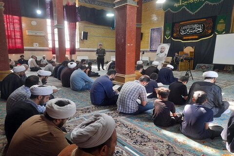 تصاویر/ آیین گرامیداشت هفتمین روز درگذشت طلبه  فاضل و جهادی کرمانشاهی