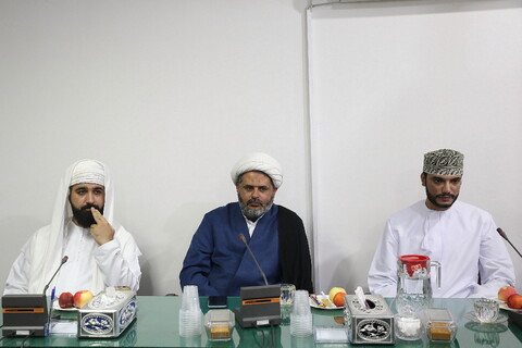 تصاویر/ دیدار امام جمعه شهر صحار عمان با آیت الله رجبی