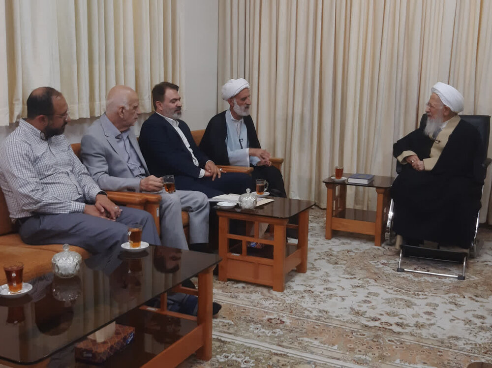 حضرت آیت الله جوادی آملی در دیدار اعضاء هیأت مدیره موسسه جمعیت تعاون اسلامی