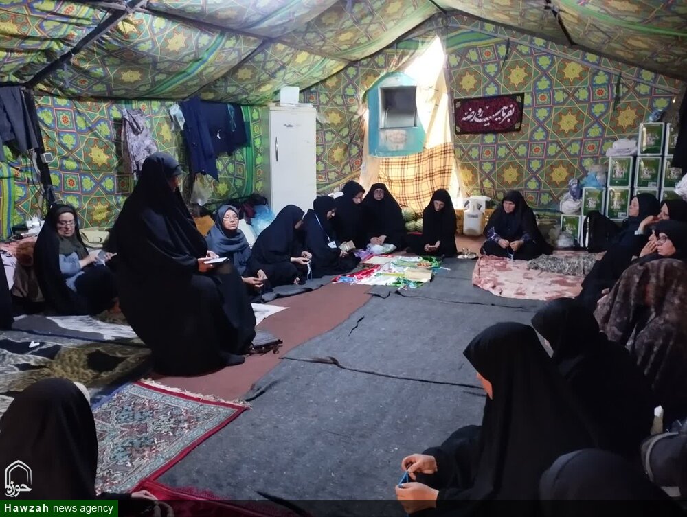 روایت حضور کارگروه‌های تخصصی خواهران حوزه علمیه خراسان جنوبی در ایام اربعین حسینی