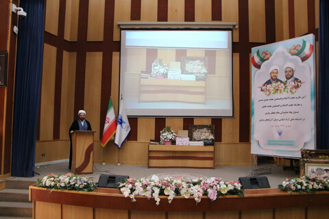 تصاویر/ آئین تکریم و معارفه مسئول نهاد نمایندگی مقام معظم رهبری در دانشگاه های آزاد اسلامی استان آذربایجان شرقی