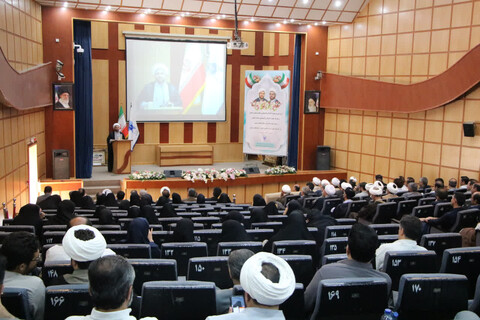 تصاویر/ آئین تکریم و معارفه مسئول نهاد نمایندگی مقام معظم رهبری در دانشگاه های آزاد اسلامی استان آذربایجان شرقی