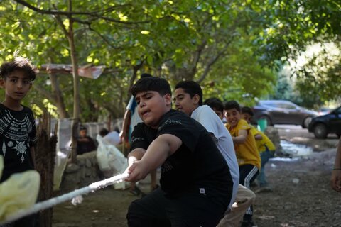 تصاویر اردوی فرهنگی نوجوانان طرح تربیتی شهید حاجی‌زاده در کهمان سلسله