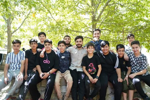 تصاویر اردوی فرهنگی نوجوانان طرح تربیتی شهید حاجی‌زاده در کهمان سلسله