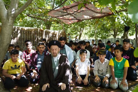 تصاویر اردوی فرهنگی نوجوانان طرح تربیتی شهید حاجی‌زاده در کهمان سلسله