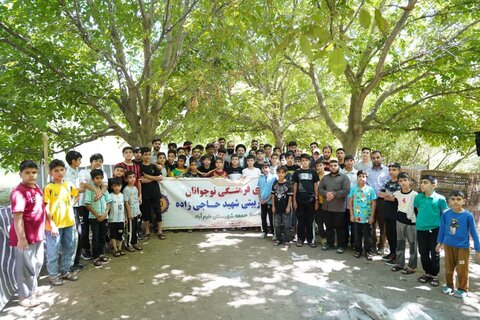 تصاویر اردوی فرهنگی نوجوانان طرح تربیتی شهید حاجی‌زاده در کهمان سلسله