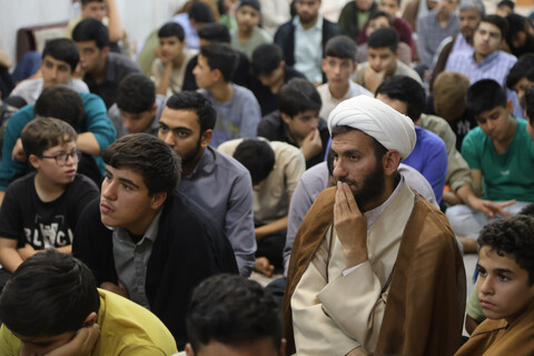 تصاویر / درس اخلاق امام جمعه همدان ویژه طلاب شرکت کننده در میثاق طلبگی