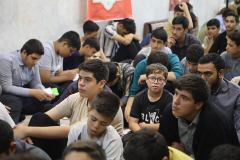 تصاویر / درس اخلاق امام جمعه همدان ویژه طلاب شرکت کننده در میثاق طلبگی