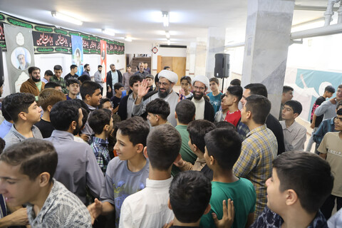 تصاویر / درس اخلاق امام جمعه همدان ویژه طلاب شرکت کننده در میثاق طلبگی