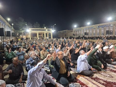 تصاویر/بیست‌و چهارمین یادواره شهدای جوشقان مرکزی